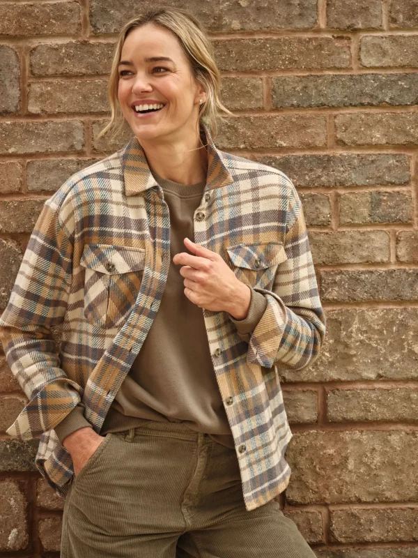 Allegra Check Overshirt*FatFace Flash Sale