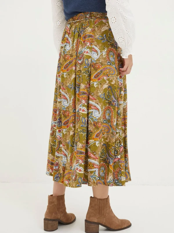 Amelie Prairie Paisley Midi Skirt*FatFace Flash Sale