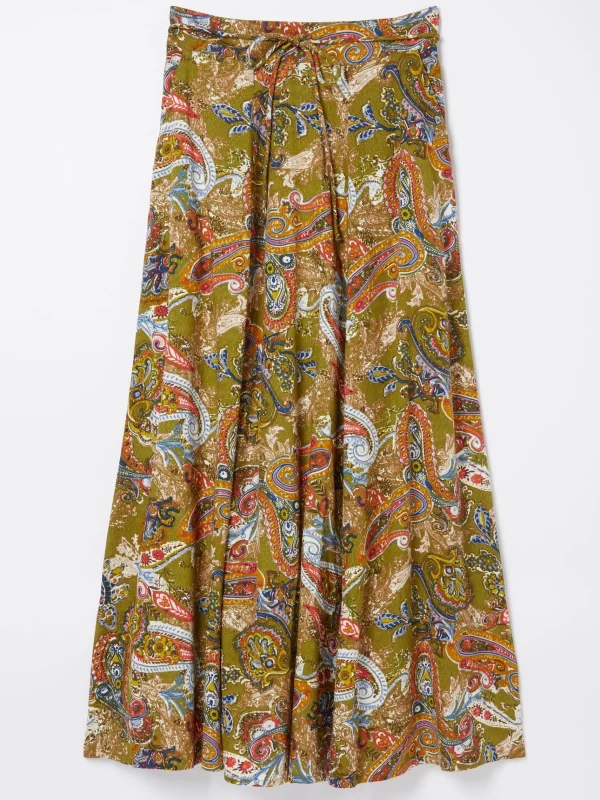 Amelie Prairie Paisley Midi Skirt*FatFace Flash Sale