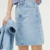 Athena Stripe Denim Skirt*FatFace Clearance