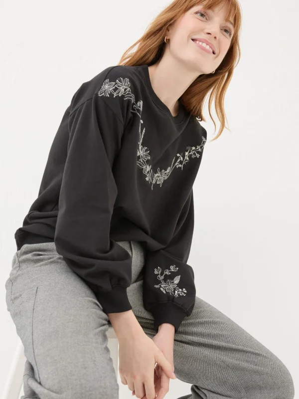 Embroidered Crew Sweat Top*FatFace Sale