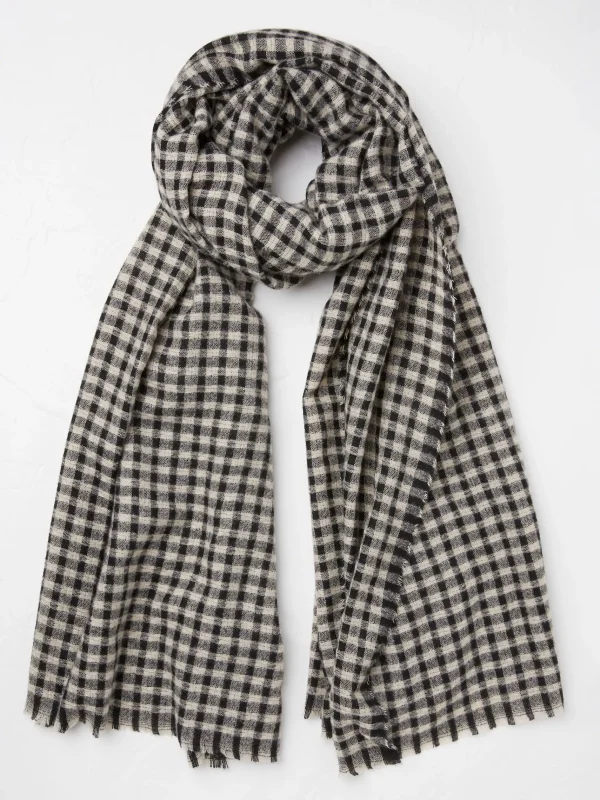 Gingham Check Scarf*FatFace Store