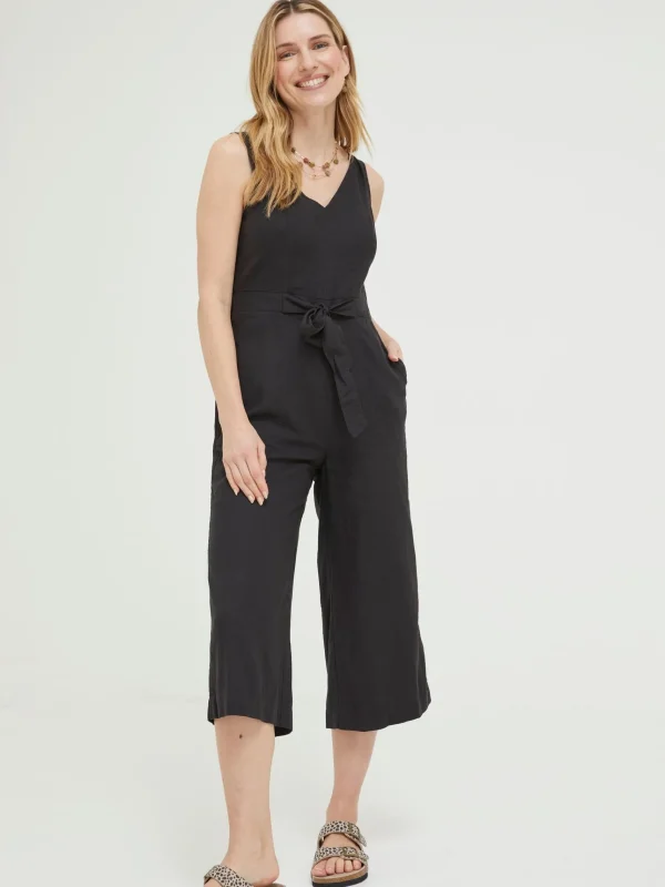 Linen Blend Aderyn Jumpsuit*FatFace Outlet