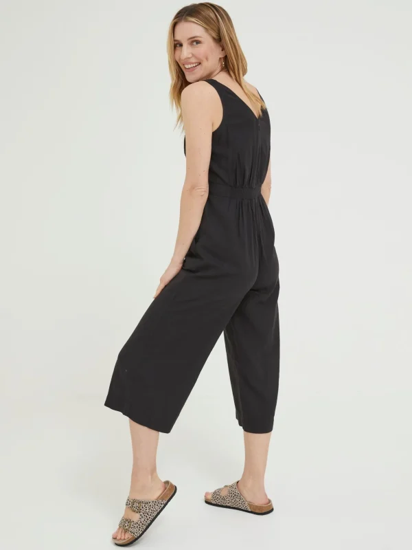 Linen Blend Aderyn Jumpsuit*FatFace Outlet