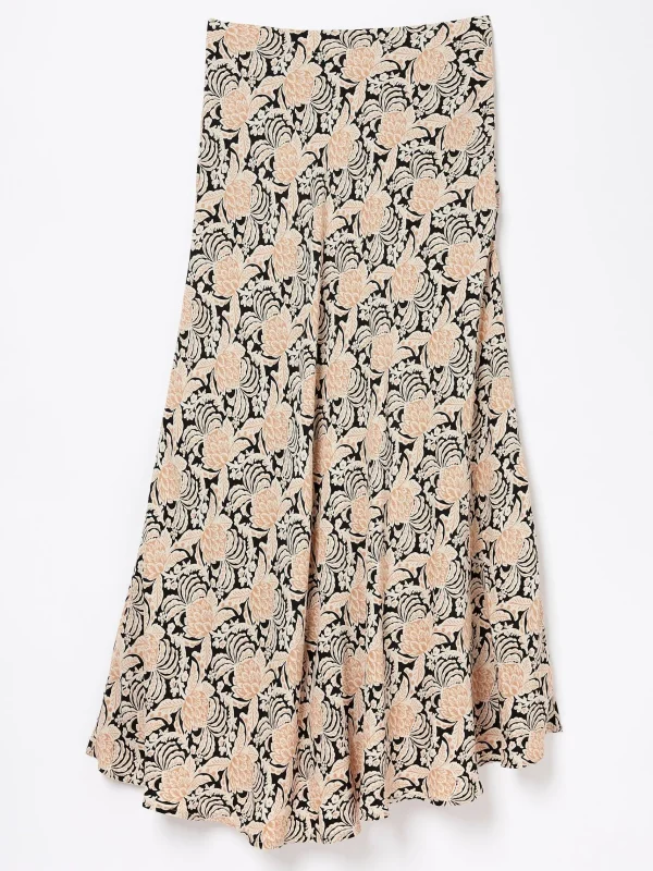 Pat Damask Floral Midi Skirt*FatFace Sale