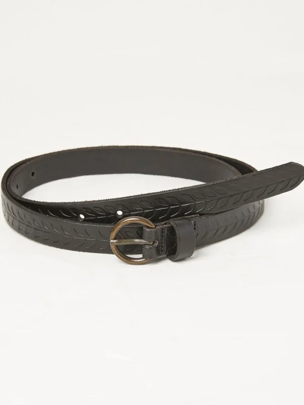 Skinny Embossed Belt*FatFace Sale