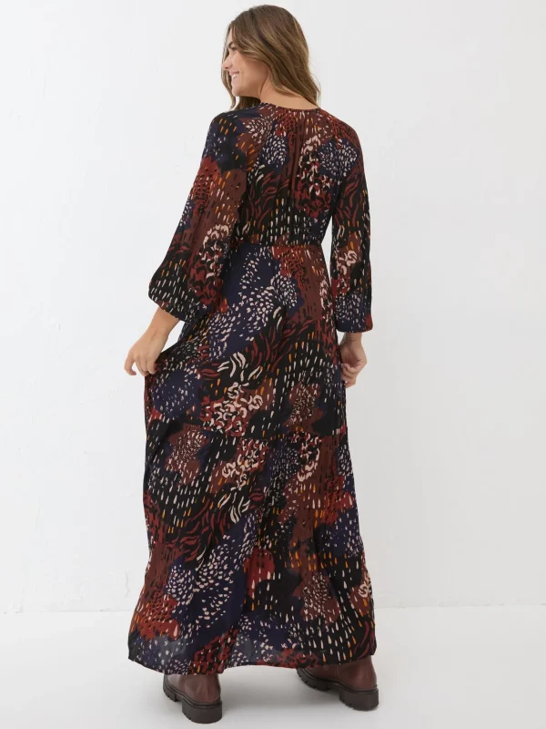 Noelle Animal Print Maxi Dress*FatFace Outlet