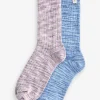 2 Pack Space Dye Socks*FatFace Shop