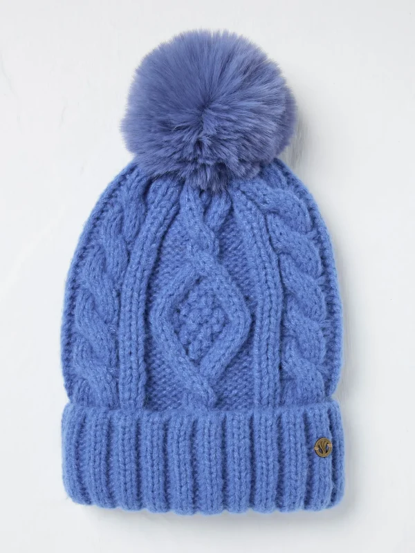 Billie Cable Bobble Beanie*FatFace Store