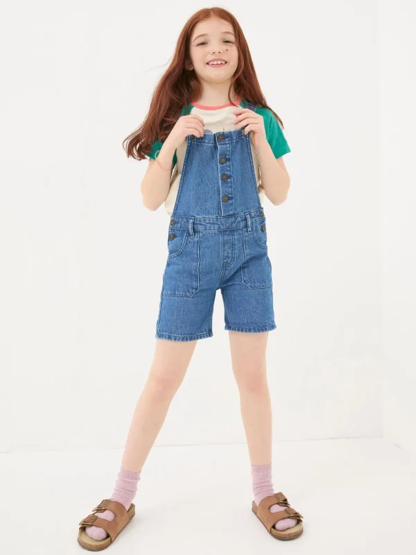 Denim Shortie Dungarees*FatFace Best Sale