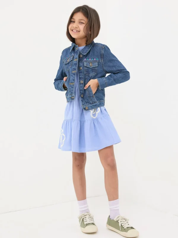 Embroidered Denim Jacket*FatFace Cheap