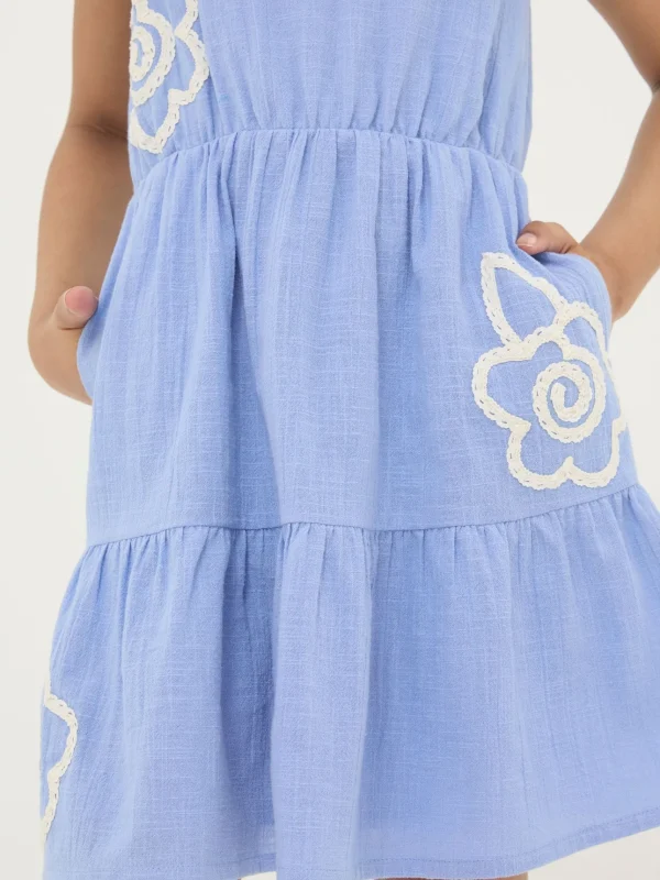 Embroidered Tiered Dress*FatFace Fashion