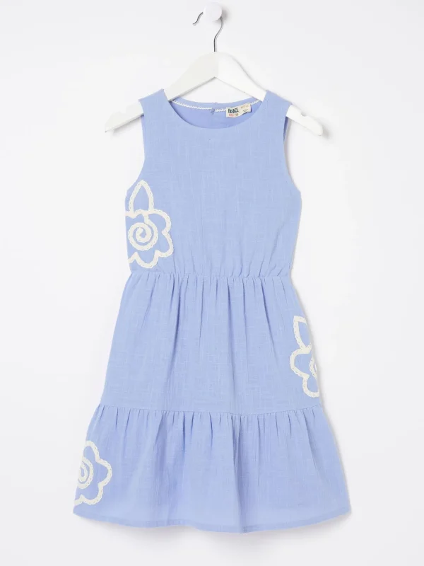 Embroidered Tiered Dress*FatFace Fashion