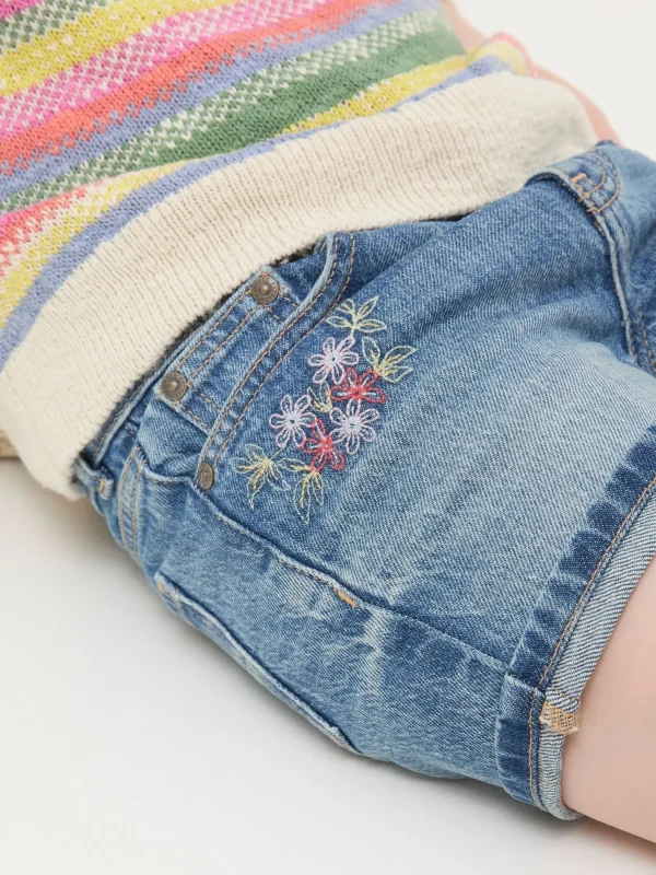 Floral Denim Shorts*FatFace Fashion