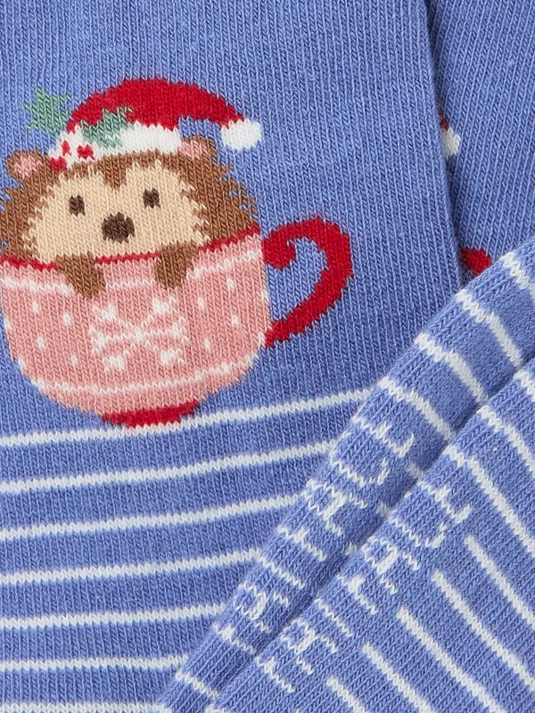 Hedgehog Mug Womens Socks 1 Pack*FatFace Shop