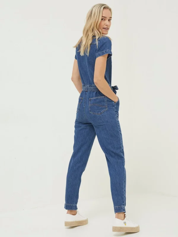 Imogen Short Sleeve Boilersuit*FatFace Clearance