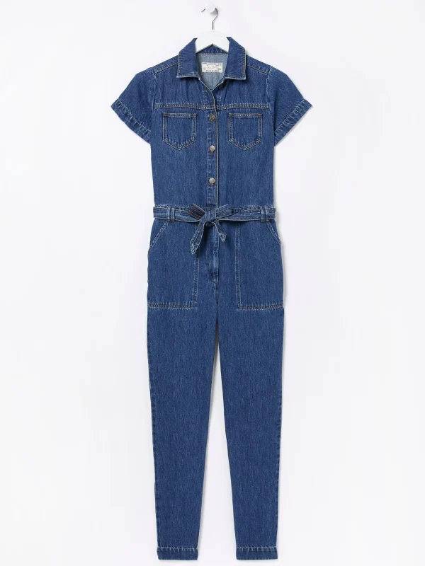 Imogen Short Sleeve Boilersuit*FatFace Clearance