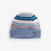 Lambswool Fairisle Beanie Hat*FatFace Flash Sale