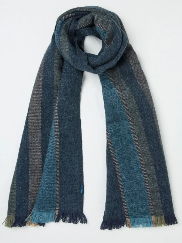 Woven Stripe Scarf*FatFace Cheap