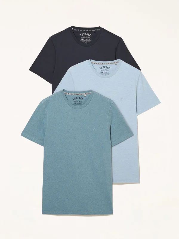 Mens T-Shirts 3 Pack*FatFace New