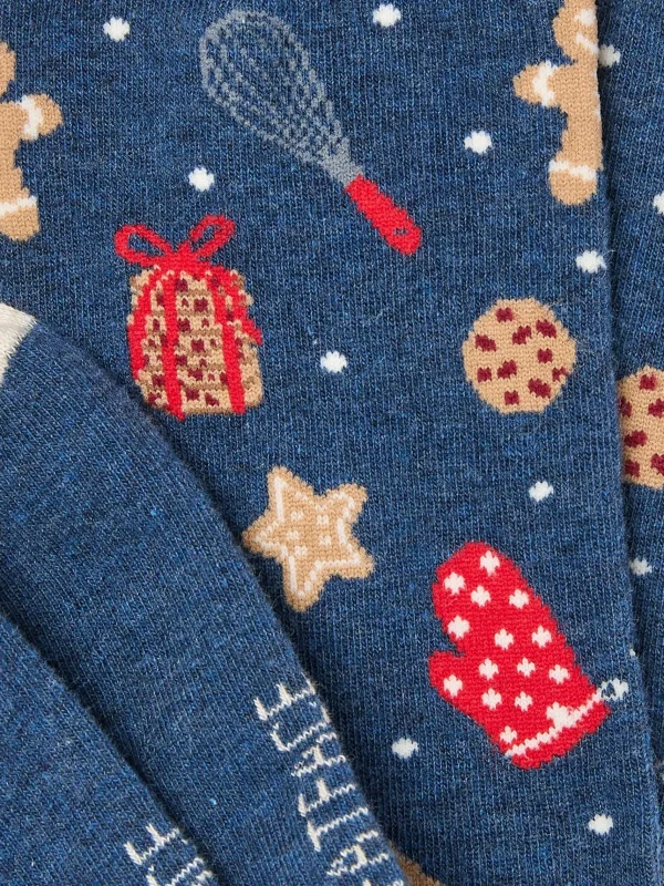 Womens Christmas Baking Socks 1 Pack*FatFace Fashion