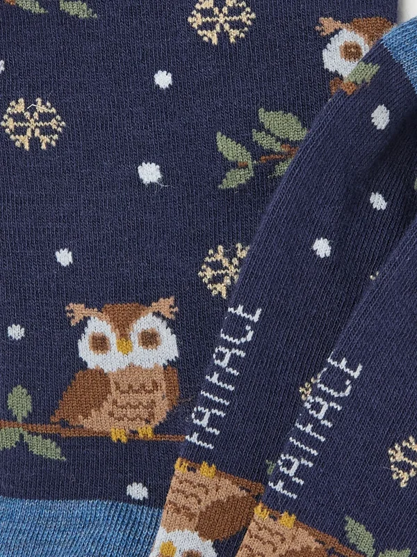 Womens Night Owl Socks 1 Pack*FatFace Sale