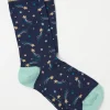 Womens Shooting Star Socks 1 Pack*FatFace Discount