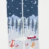 Womens Snow Scene Socks 1 Pack*FatFace Fashion