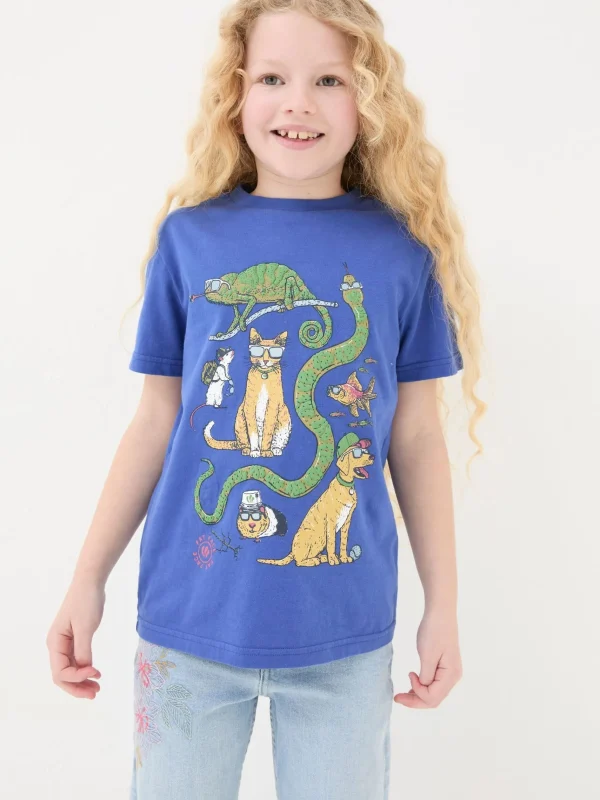 Pet Graphic T-Shirt*FatFace Clearance