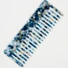 Blue Resin Wide Tooth Hair Comb*FatFace Online