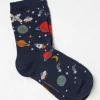 Space Socks 1 Pack*FatFace Clearance