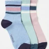 Stripe Sport Socks 3 Pack*FatFace Sale