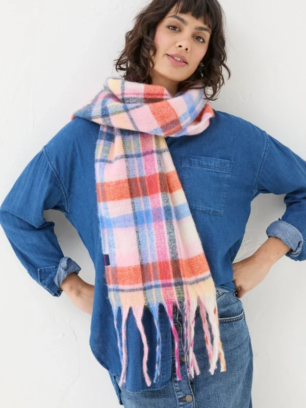 Bright Check Scarf*FatFace Online