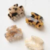 4 Pack Resin Claw Clips*FatFace Clearance