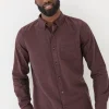 Long Sleeve Oxlow Plain 100% Cotton Shirt*FatFace Online