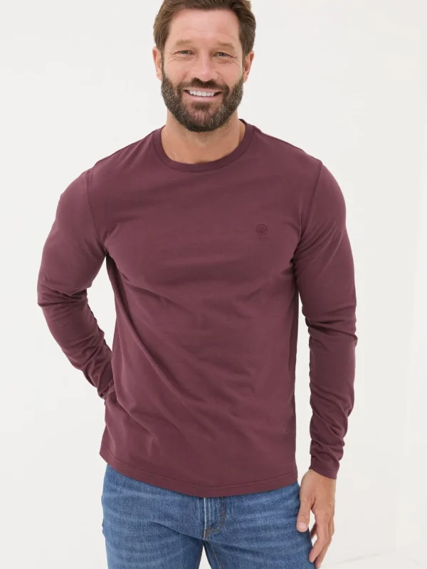 Long Sleeve 100% Cotton T-Shirts 3 Pack*FatFace Best Sale