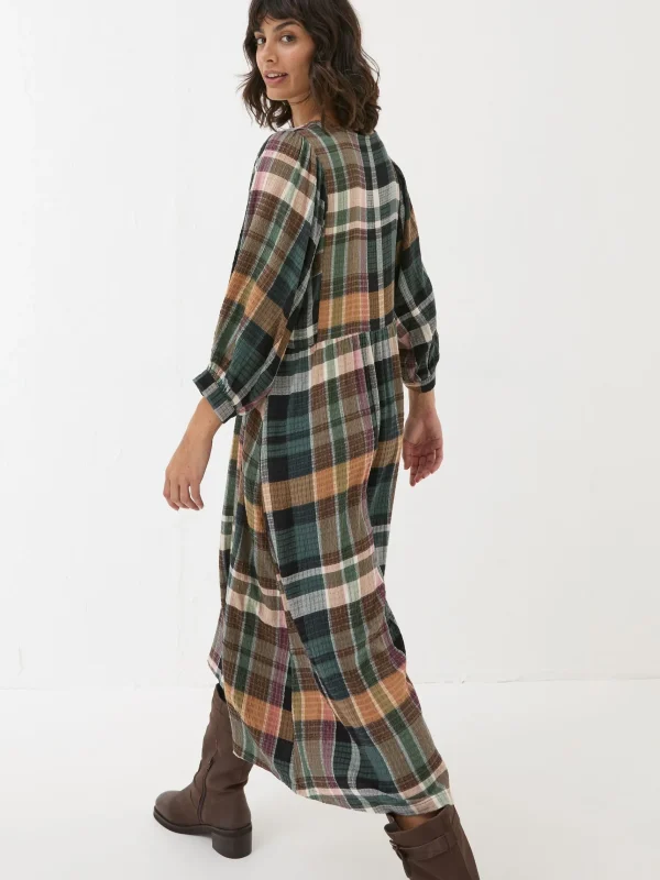 Ceil Check Dress*FatFace Flash Sale