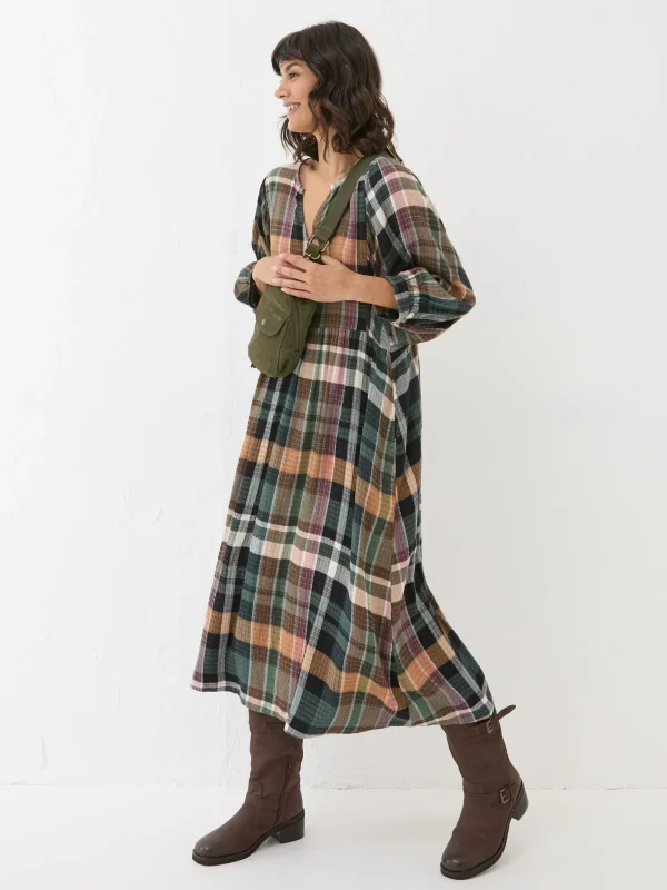 Ceil Check Dress*FatFace Flash Sale