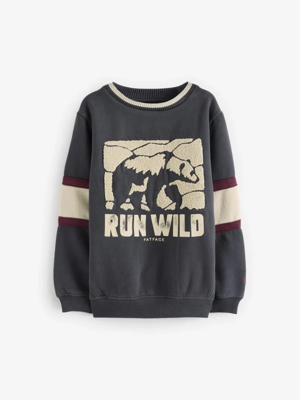 Run Wild Crew Sweat Top*FatFace New