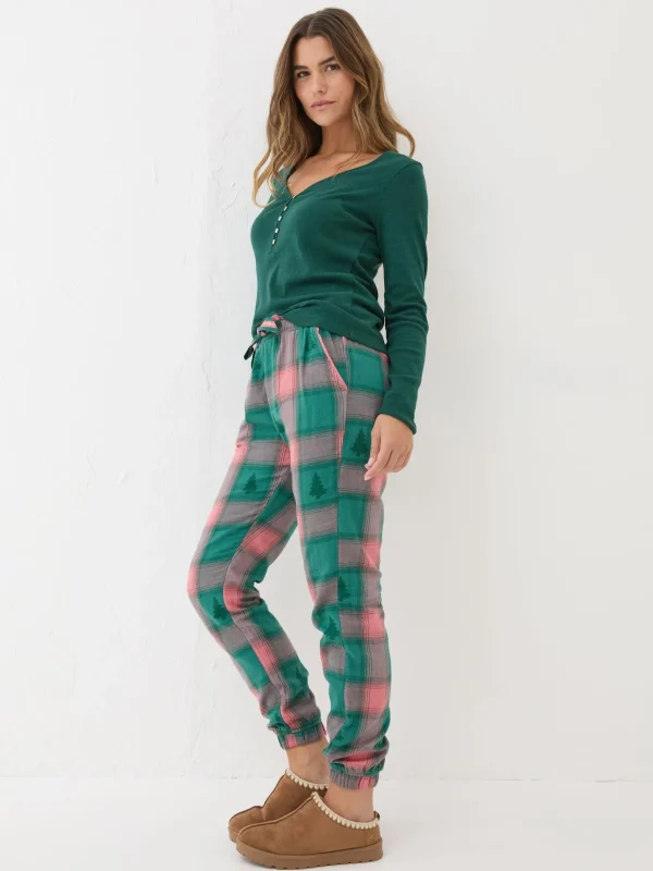 Cora Christmas Tree Jacquard Pyjama Bottoms*FatFace Online