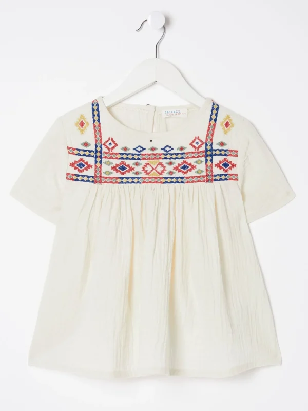 Aztec Embroidered Top*FatFace Best