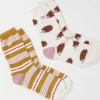 Cosy Hedgehog Socks 2 Pairs*FatFace Cheap