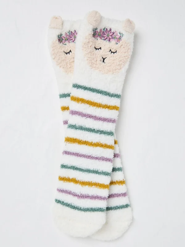 Llama Fluffy Socks*FatFace Outlet