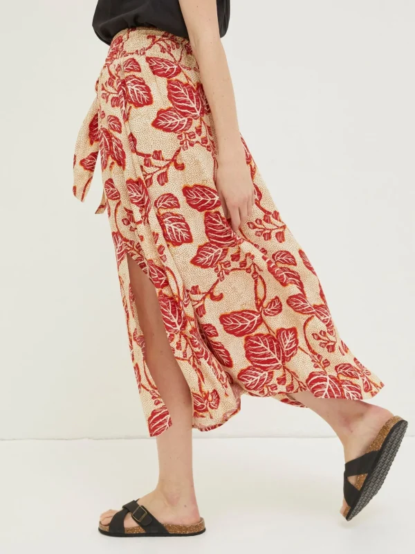 Sascha Vine Floral Midi Skirt*FatFace Online