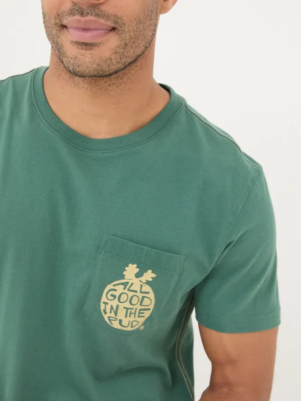 All Good In The Pud 100% Cotton T-Shirt*FatFace Cheap