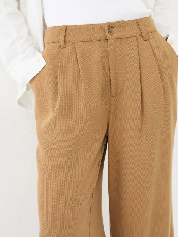 Ginger Wide Leg Drape Trousers*FatFace Clearance