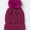 Billie Cable Bobble Beanie*FatFace Fashion