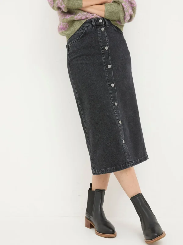 Darna Denim Midi Skirt*FatFace Store