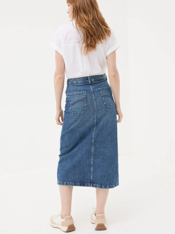 Darna Denim Midi Skirt*FatFace Store