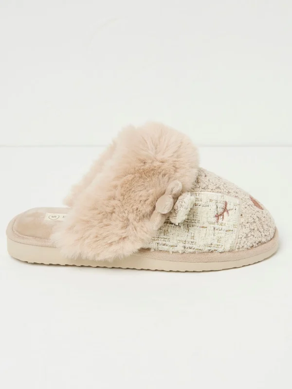 Delilah Deer Slippers*FatFace Hot